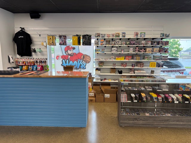 Hoov's Hangout offers a variety of high-end cards, as well as moderately-priced cards for kids. 