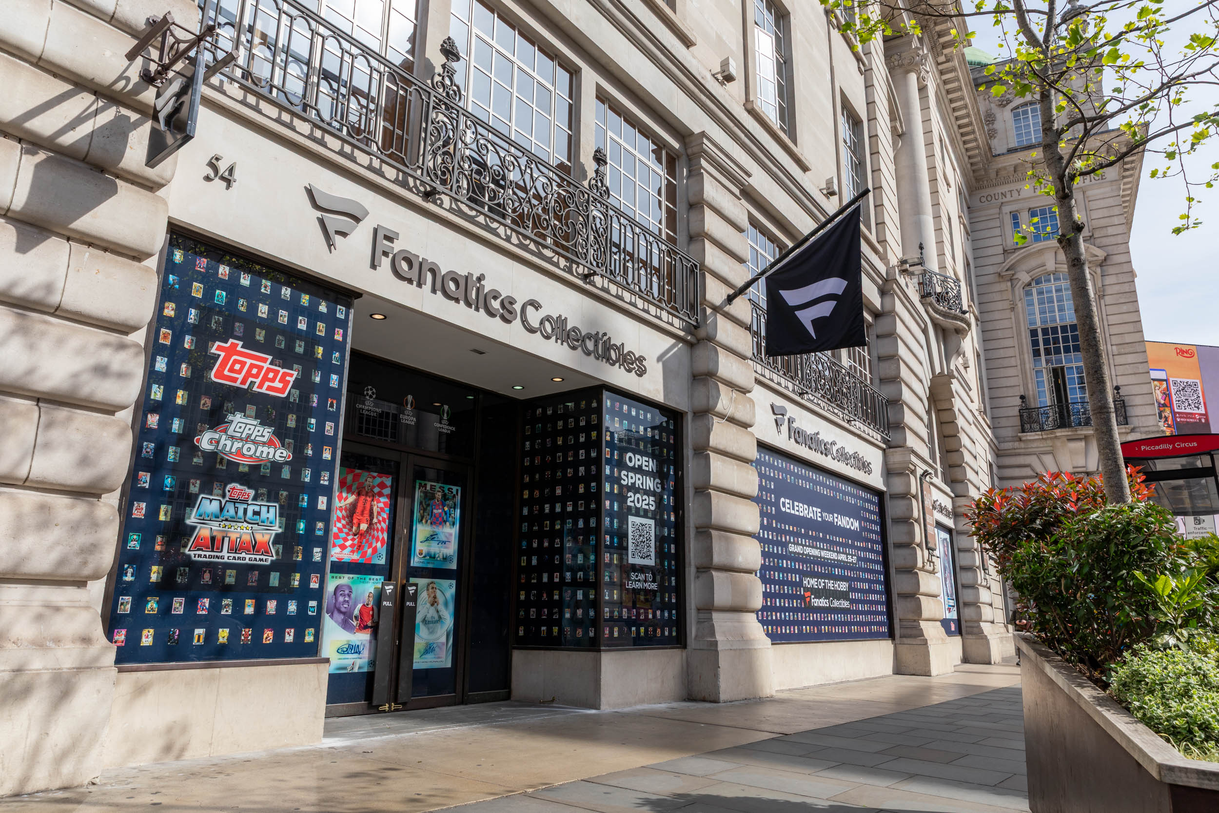 The Fanatics Collectibles store on Regent Street in London. 
