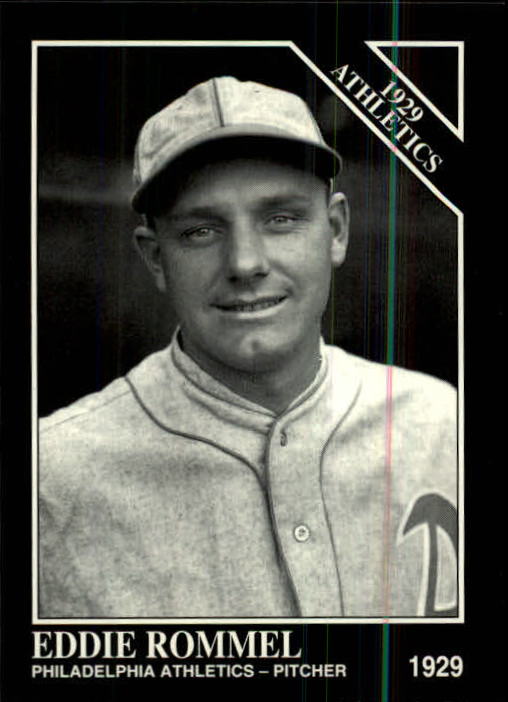 1929 Eddie Rommel card. 