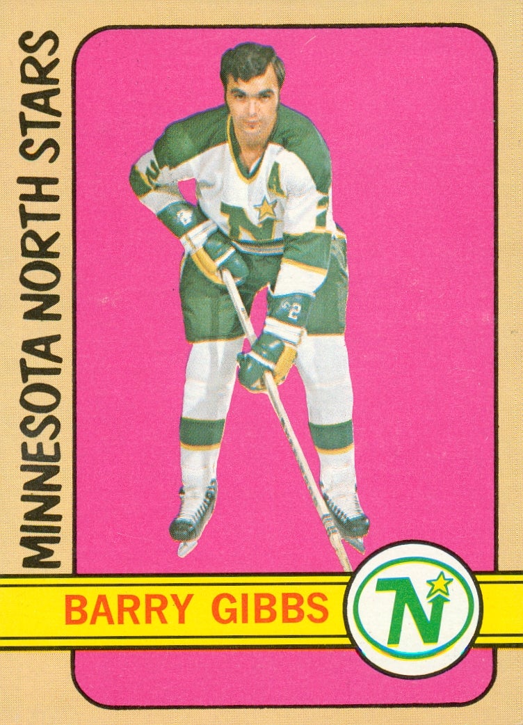 1972-73 Topps Barry Gibbs rookie card. 