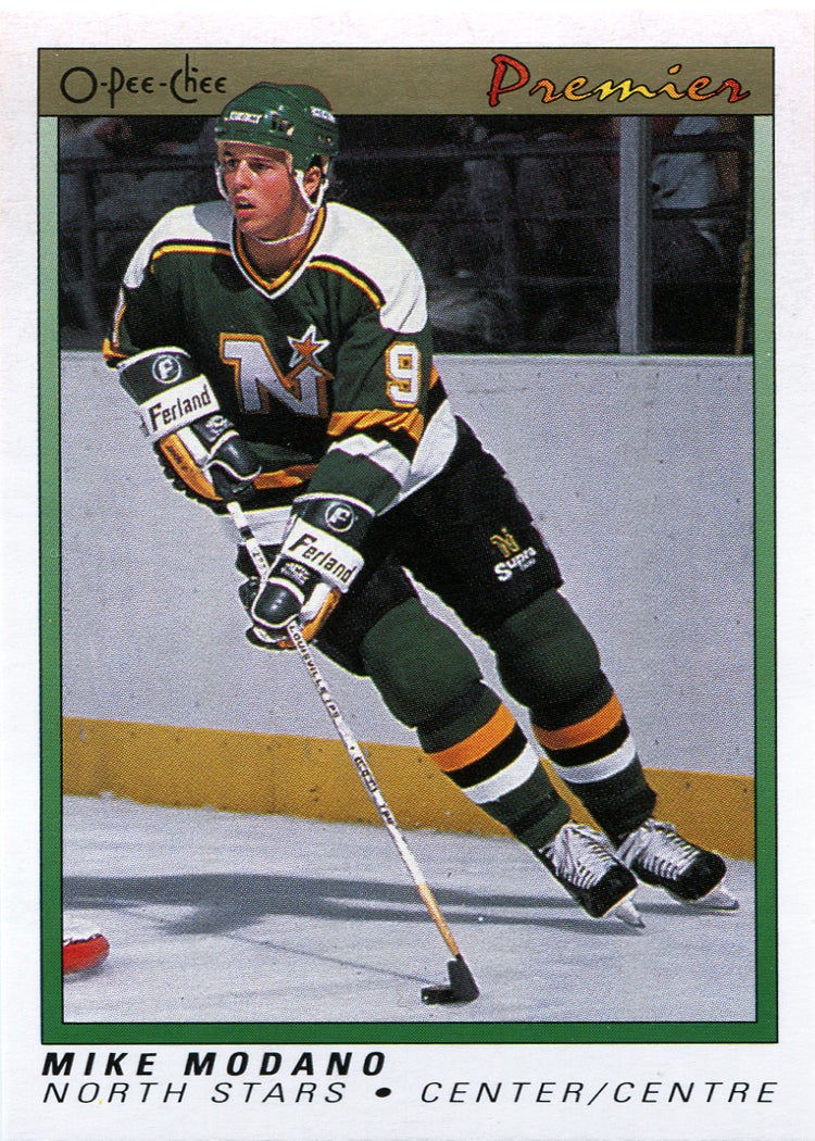 1990-91 OPC Premier #74 Mike Modano rookie card. 