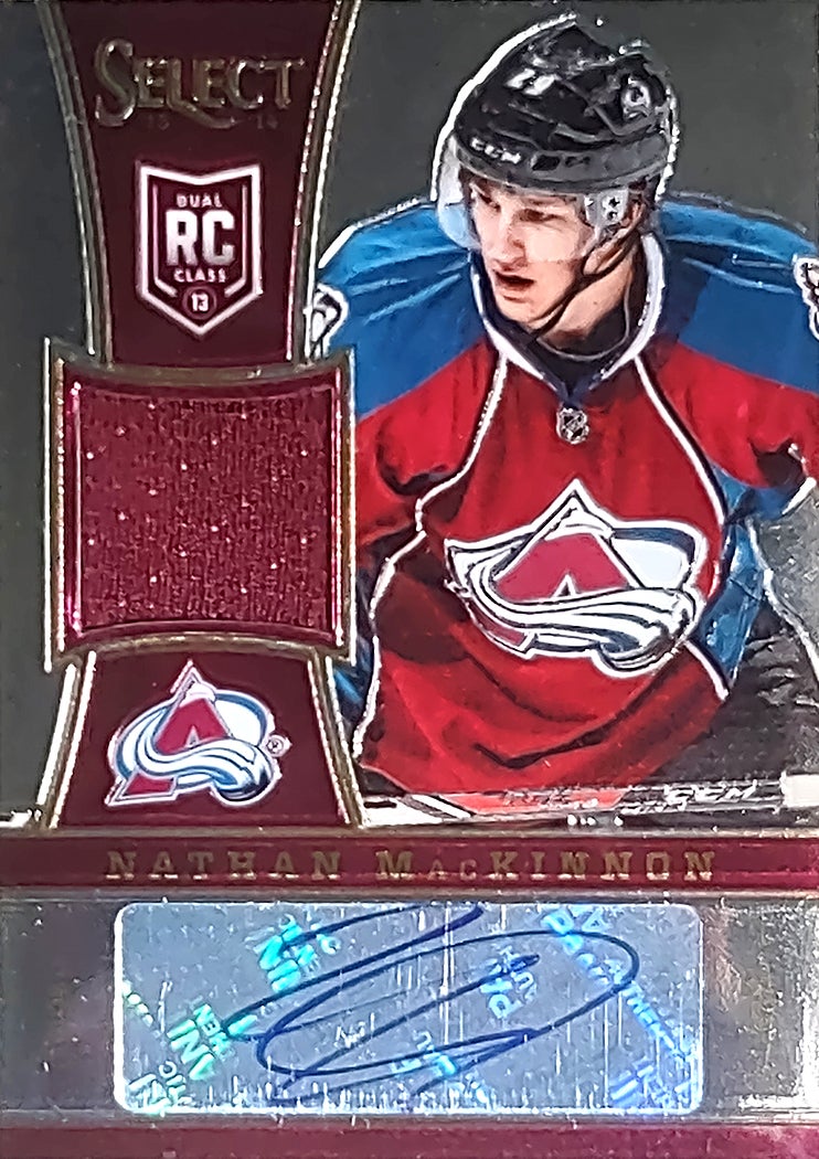 2013-14 Panini Select Nathan MacKinnon rookie card. 