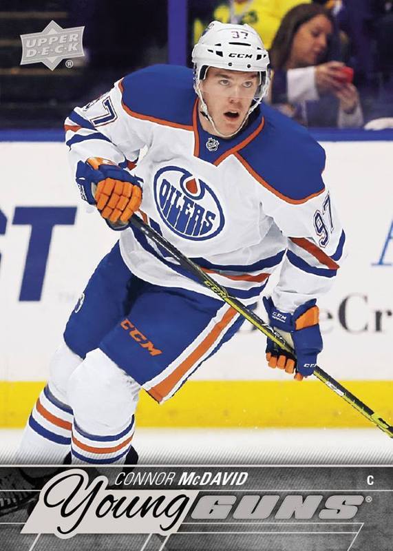 2015-16 Upper Deck Connor McDavid rookie card.  