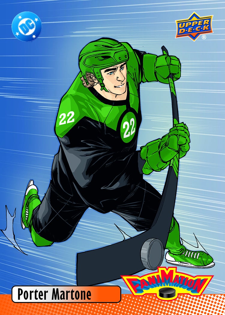 2025 Upper Deck DC Fanimation Crossover Porter Martone card. 