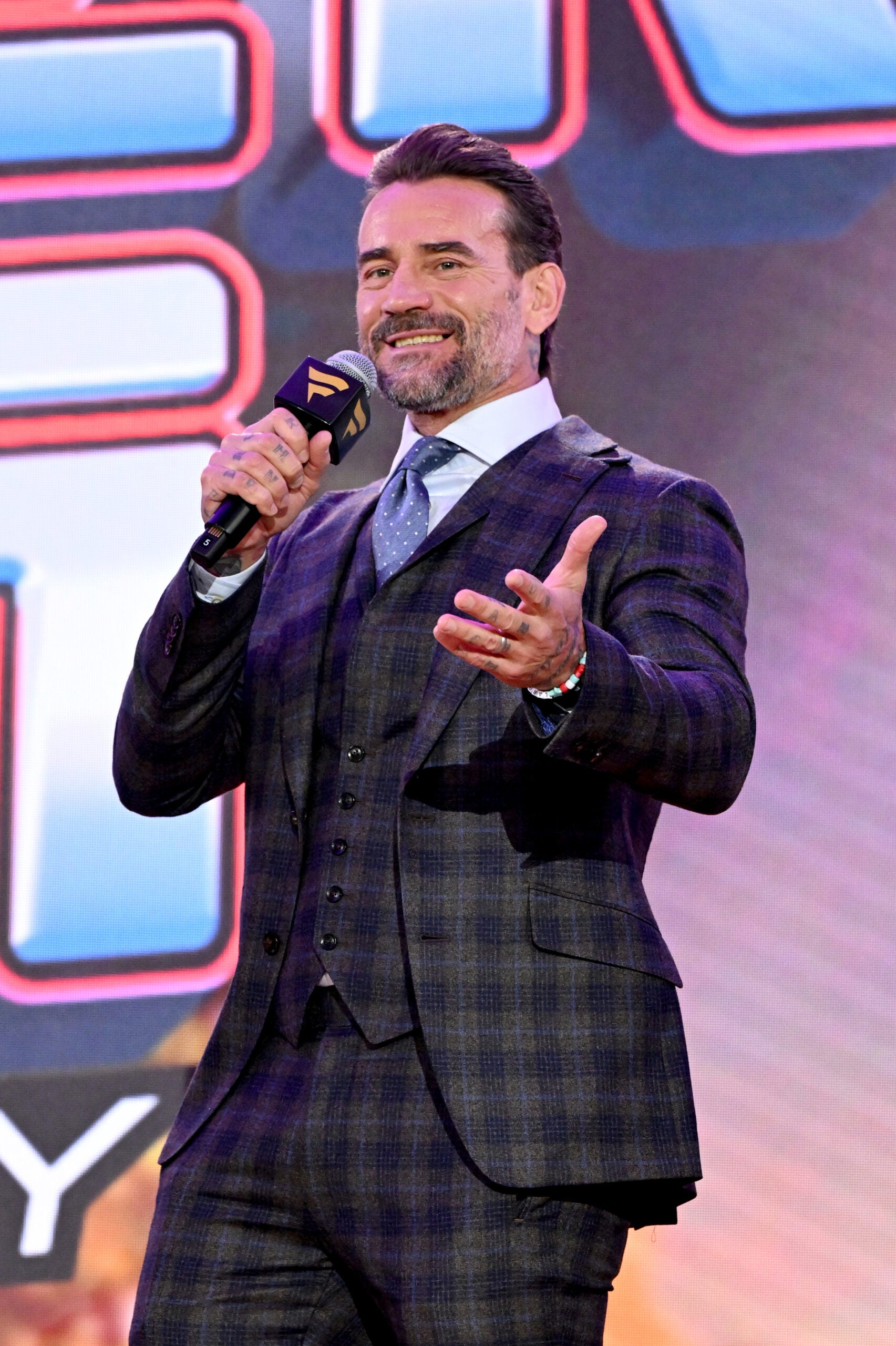 WWE star CM Punk at Fanatics Fest NYC. 