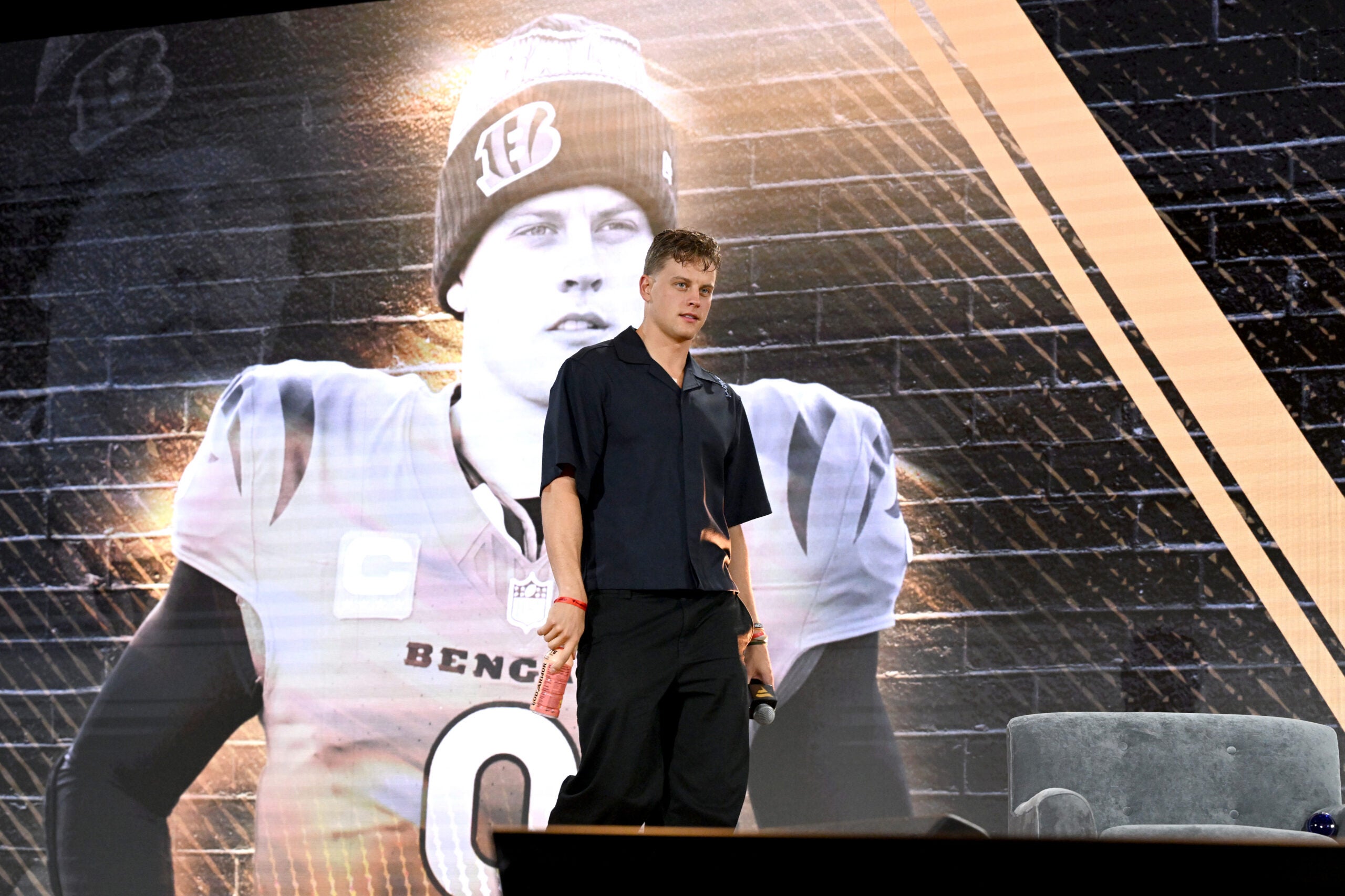 NFL QB Joe Burrow at Fanatics Fest NYC. 