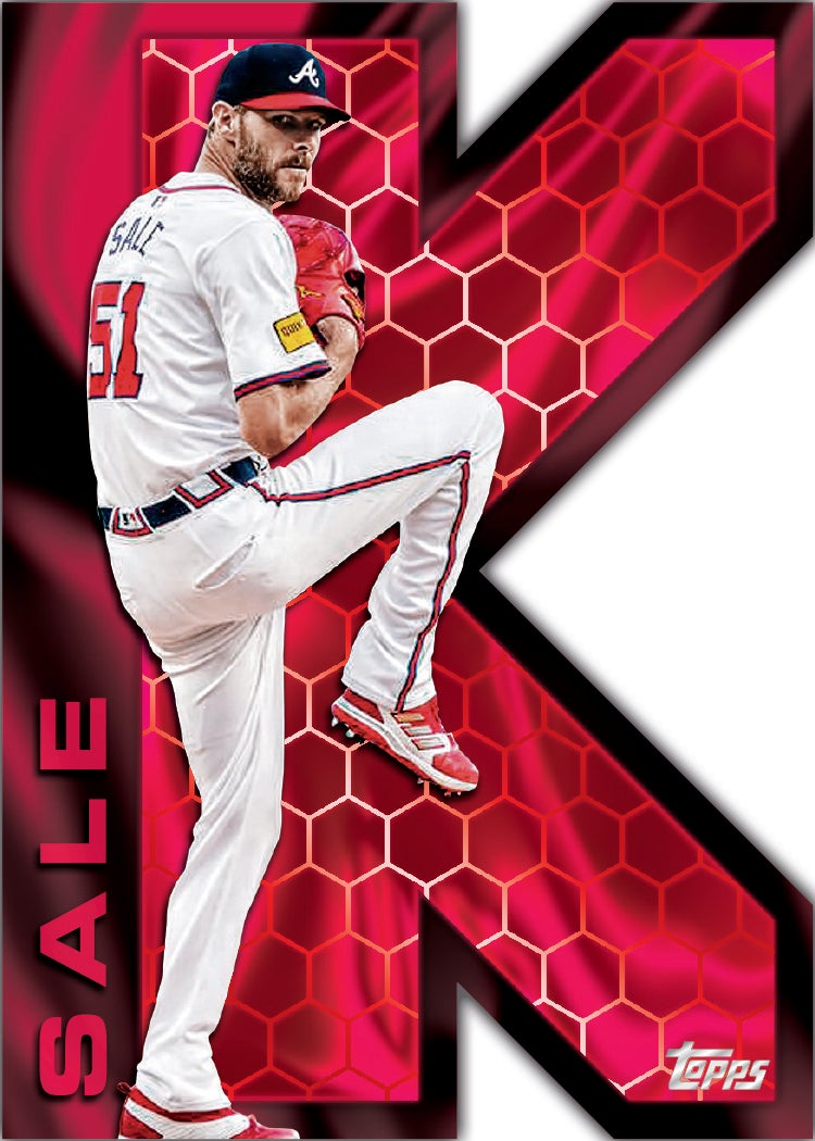 2025 Topps Baseball Series 2 Chris Sale K Zone card. 