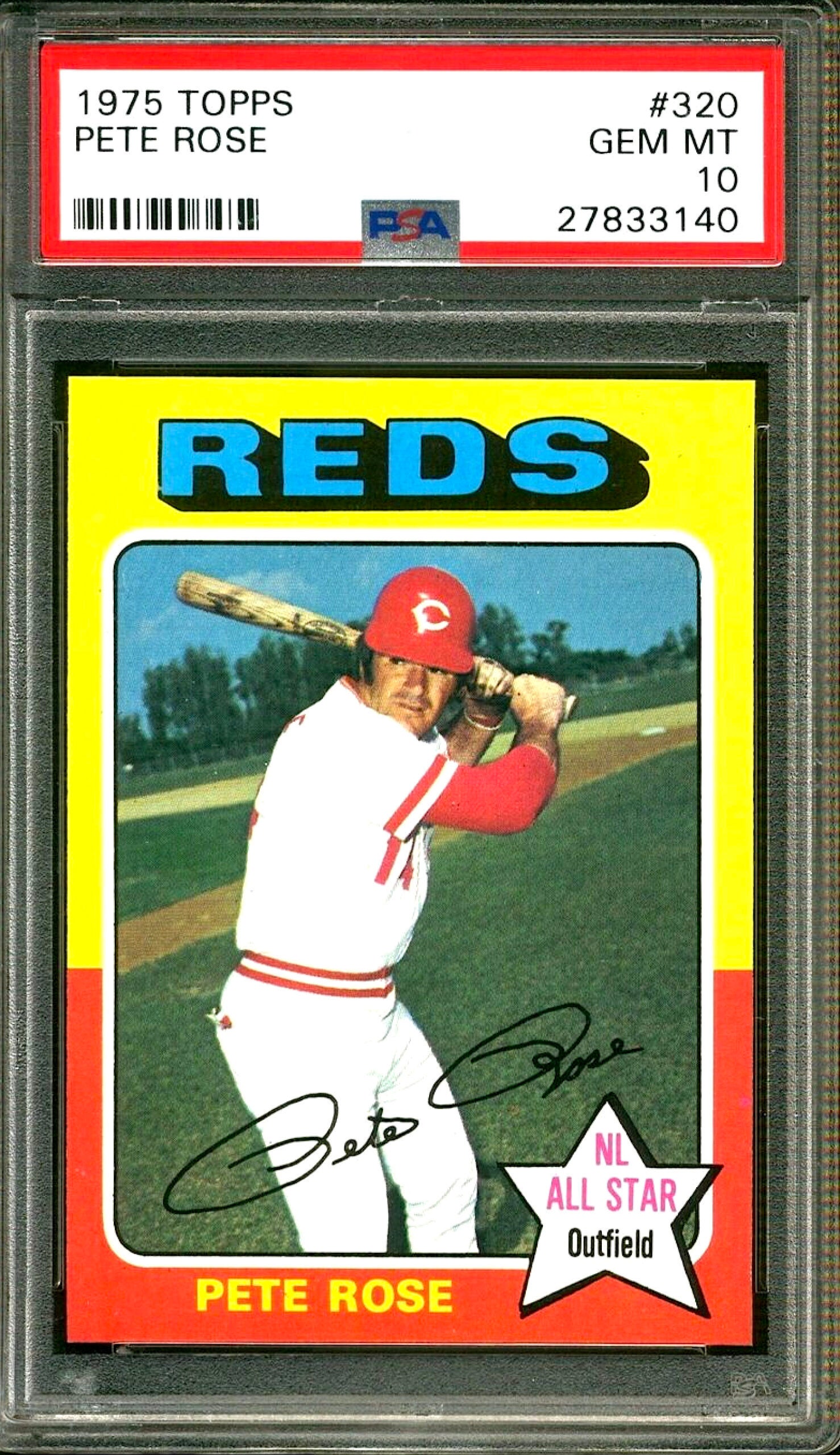 1975 Topps Pete Rose card. 