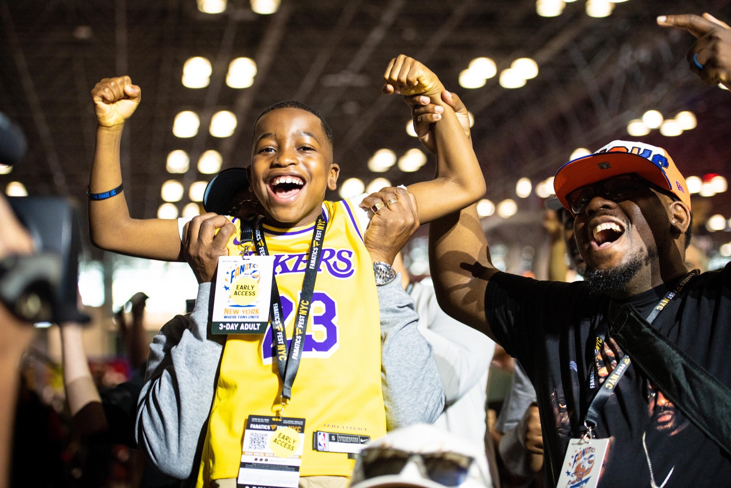 A young NBA has a blast at Fanatics Fest NYC. 