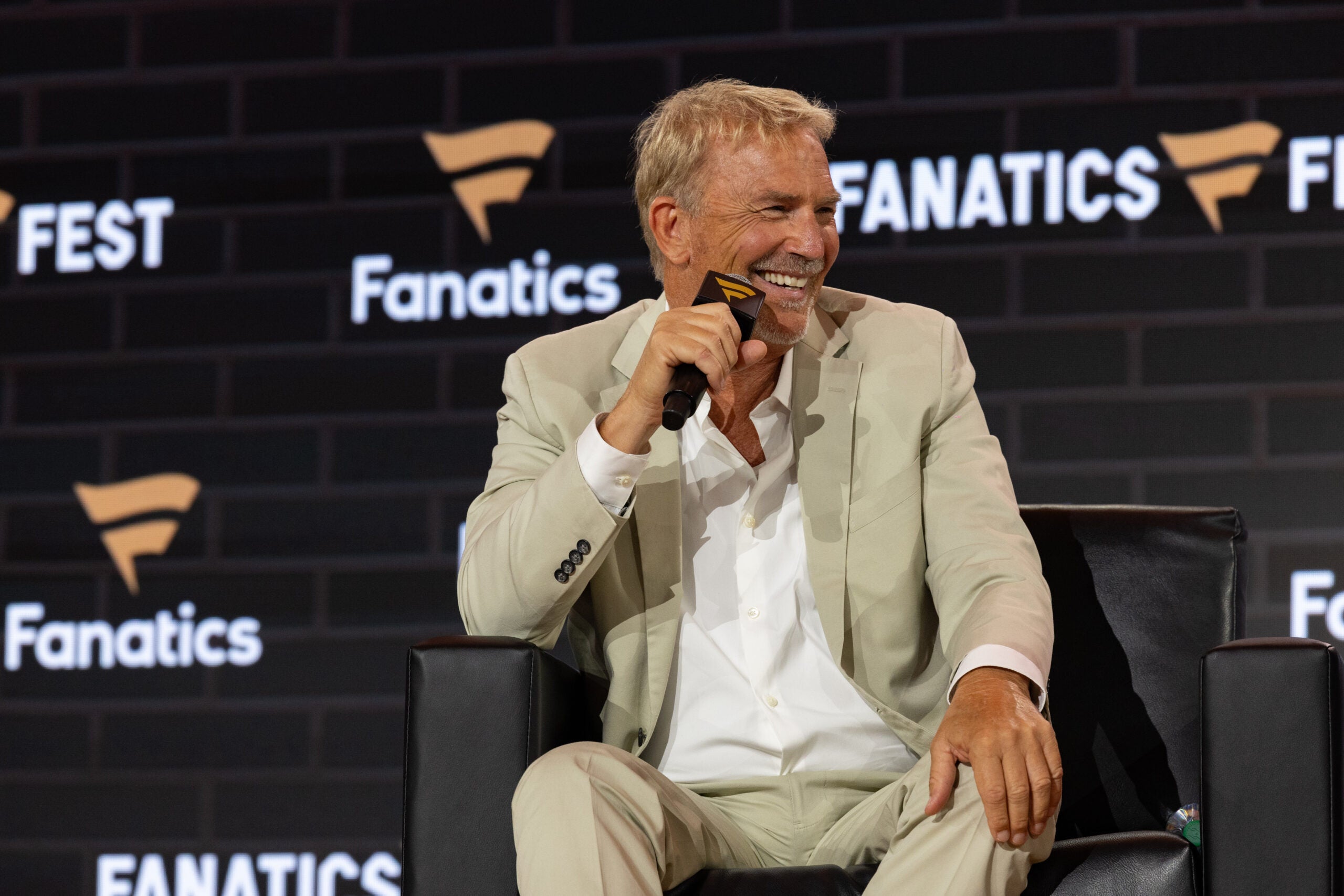 Actor Kevin Costner at Fanatics Fest NYC. 