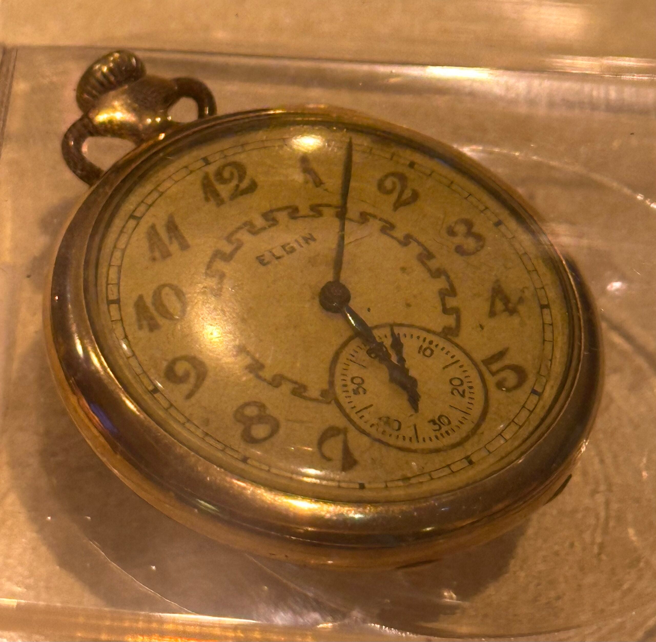 The Elgin Gold Watch presented to Satchel Paige by the Chicago Defender newspaper in 1942.