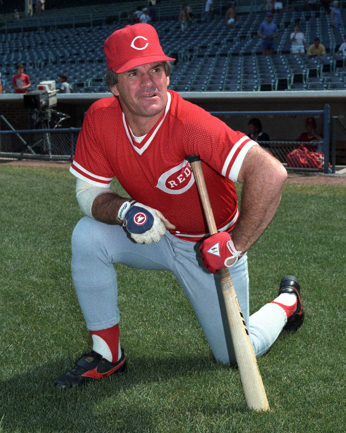 Pete Rose, baseball's all-time hit king.