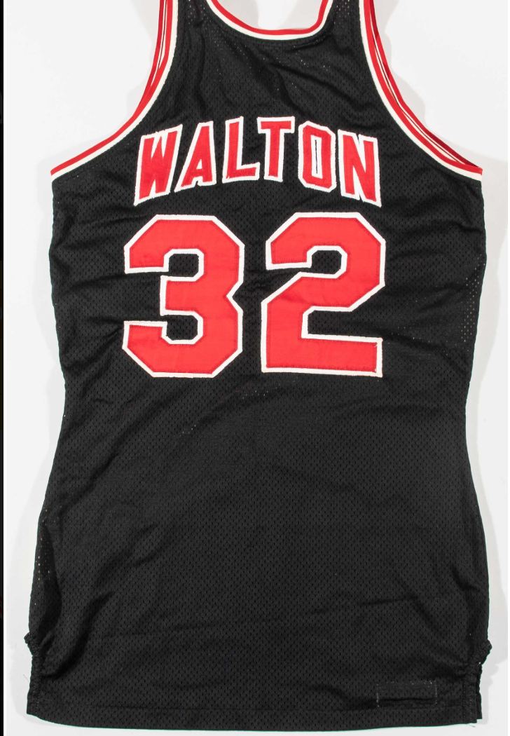 1977-78 Bill Walton Portland Trail Blazers game-worn jersey.
