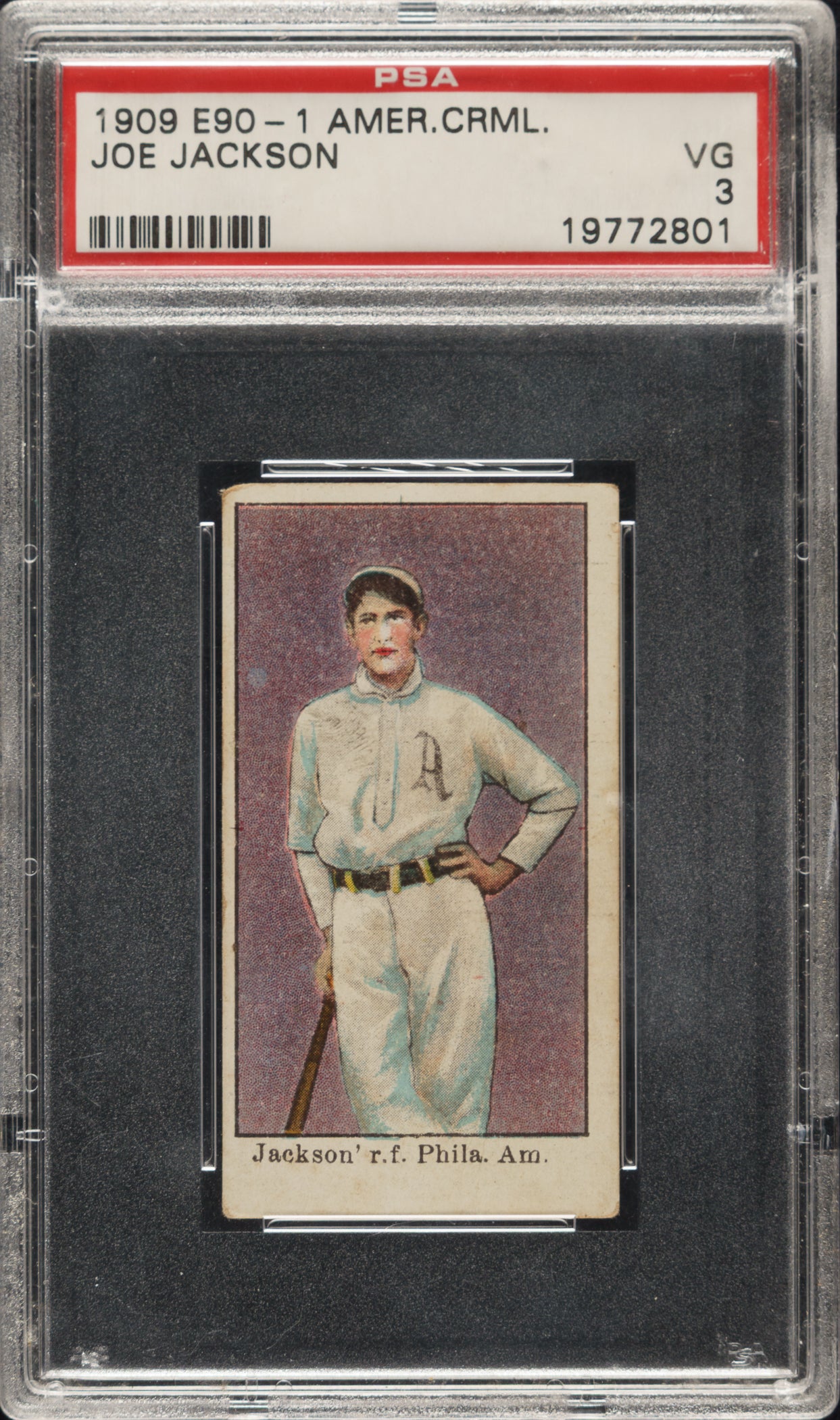  E90-1 Joe Jackson rookie card