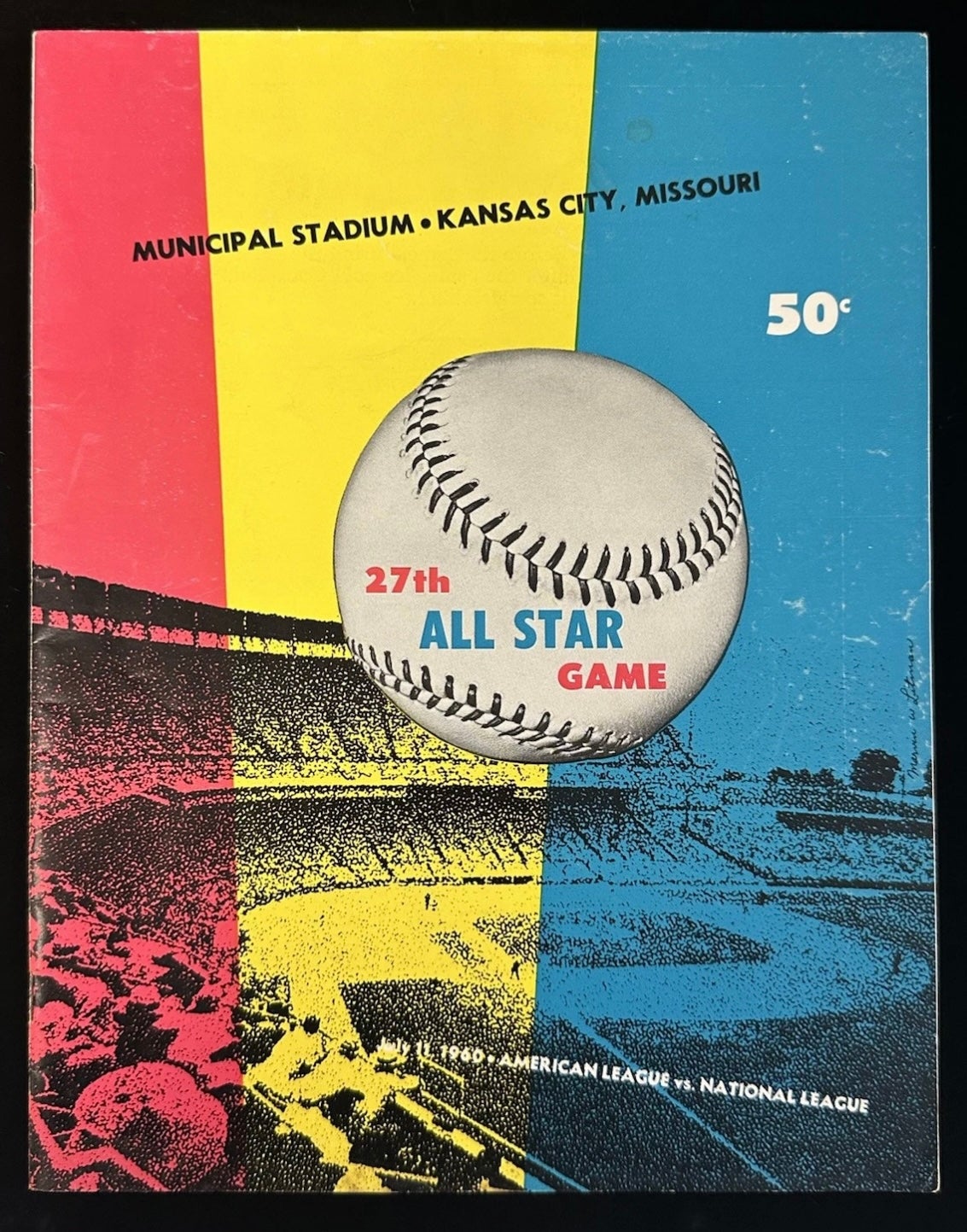 1960 All-Star Game program. 