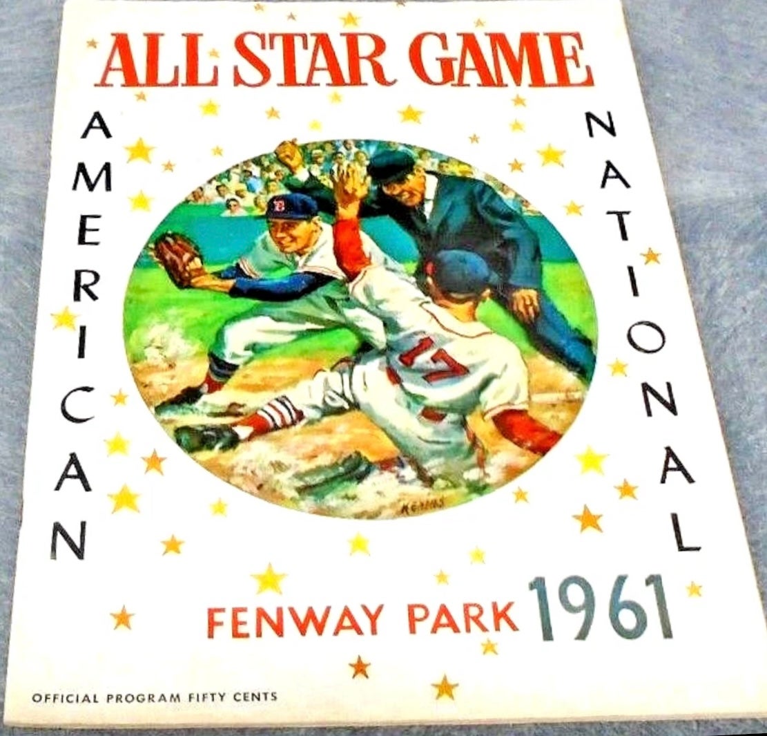1961 All-Star Game program. 
