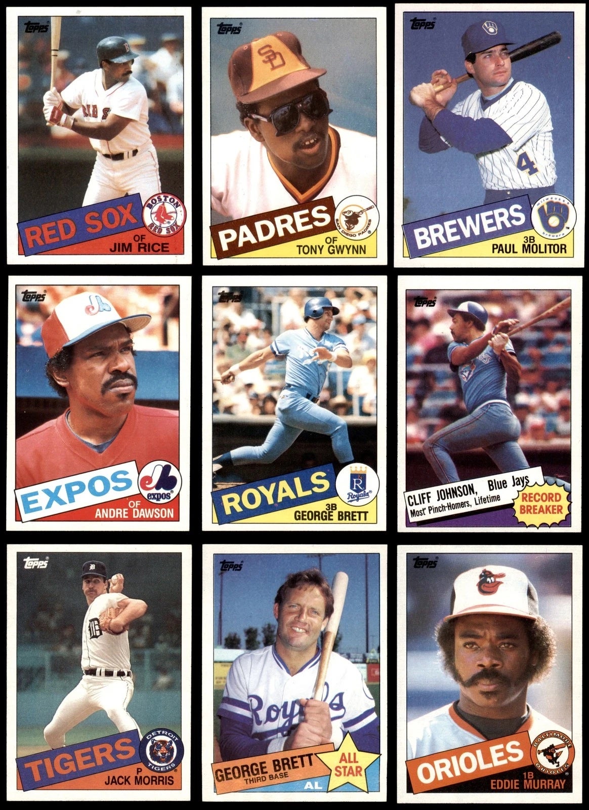 Topps 1985 Baseball set. 