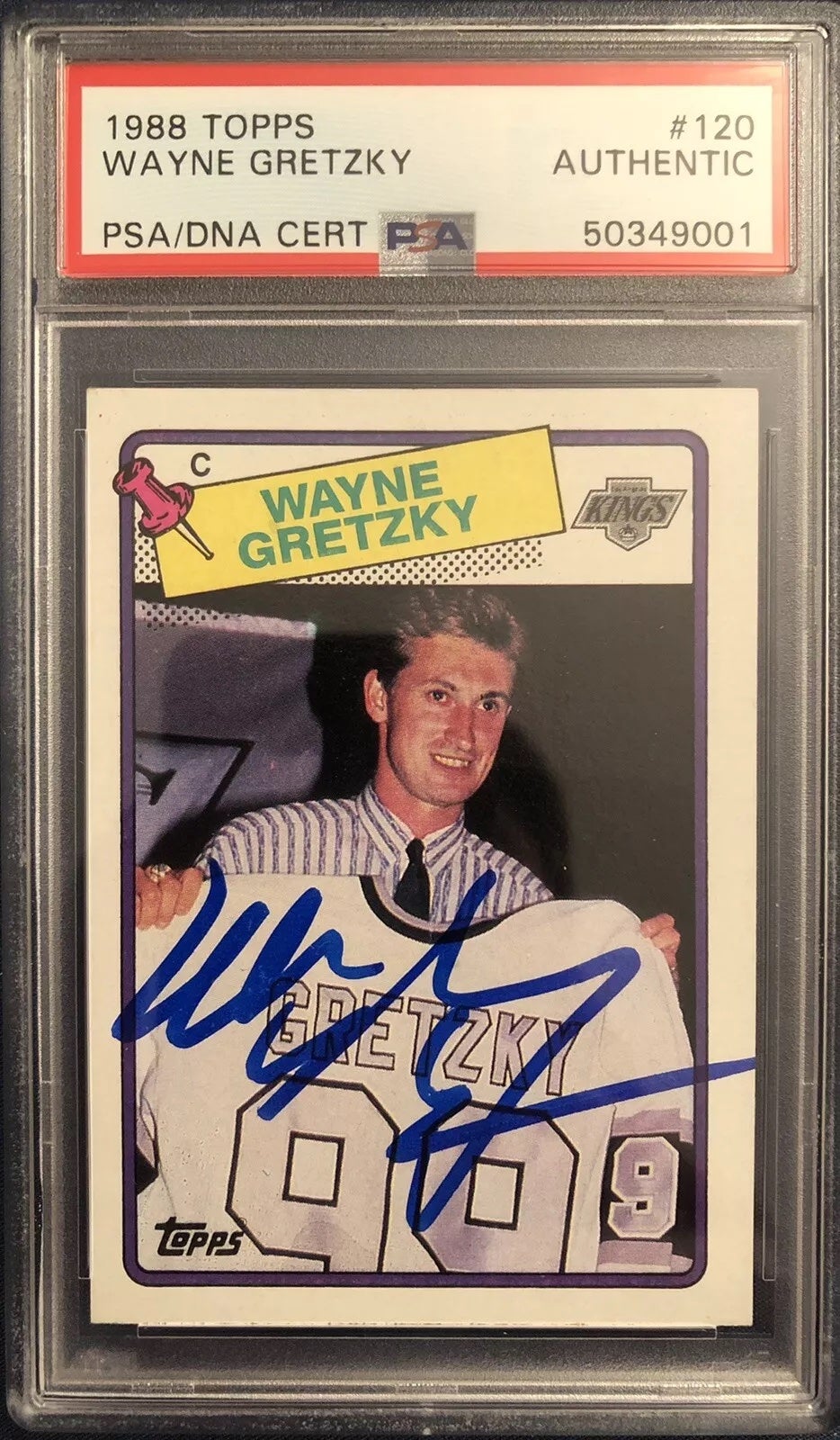 1988 Topps Wayne Gretzky rookie card. 