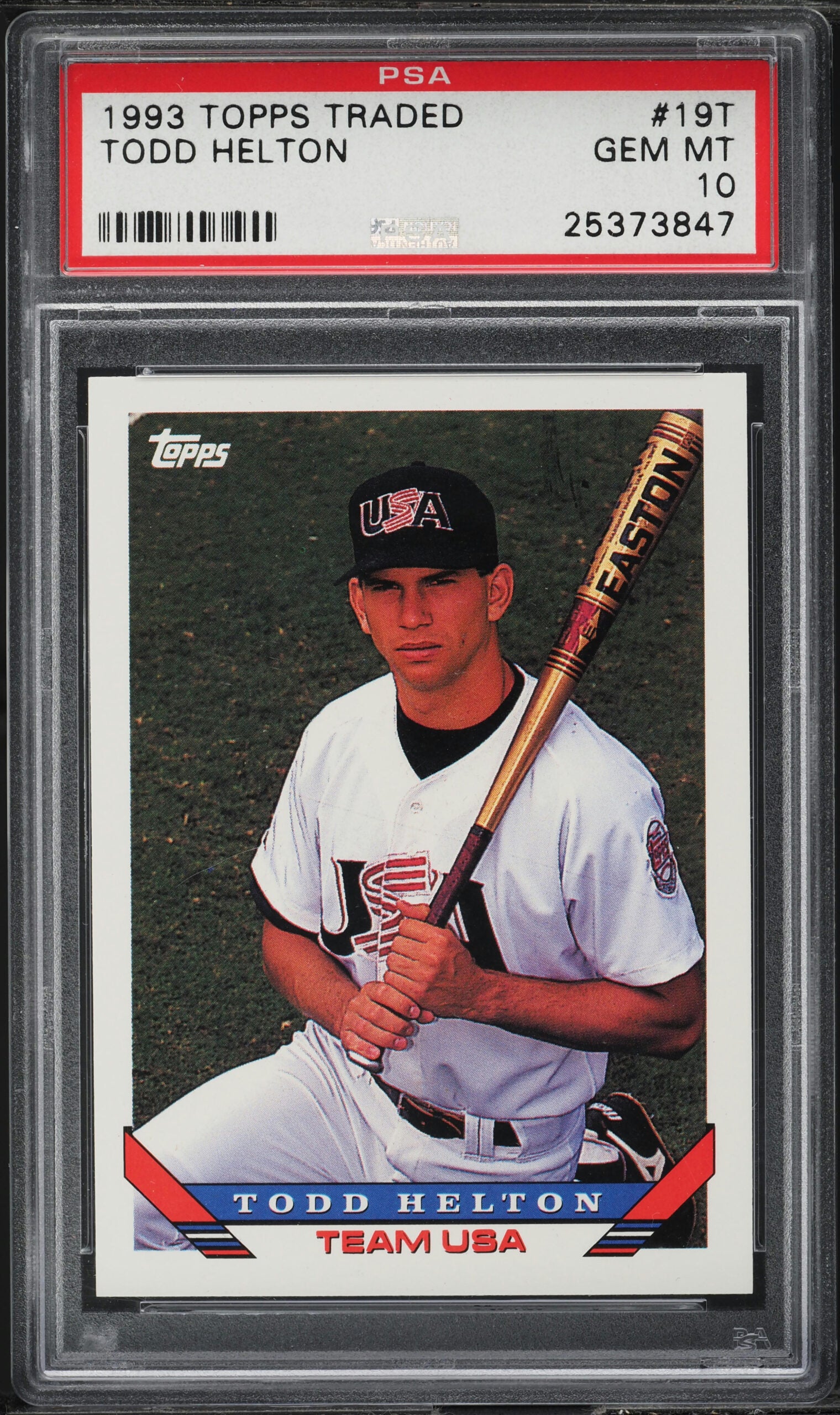 1993 Topps Traded Todd Helton card. 