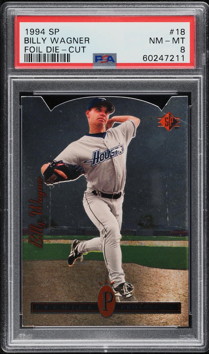 1994 SP Billy Wagner Foile Die-Cut card. 