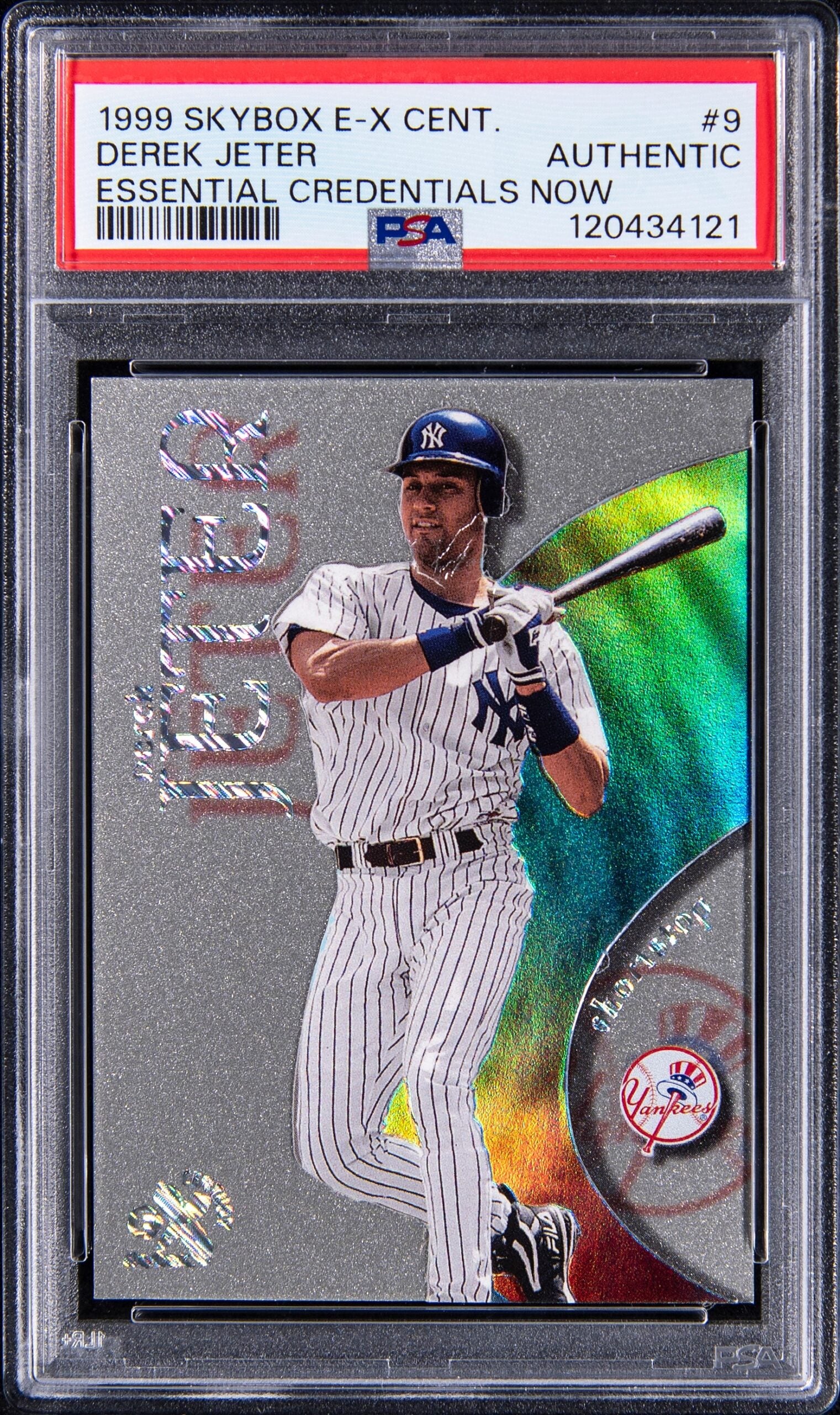 1999 Skybox E-X2001 Credentials Future Derek Jeter #03/09 card.