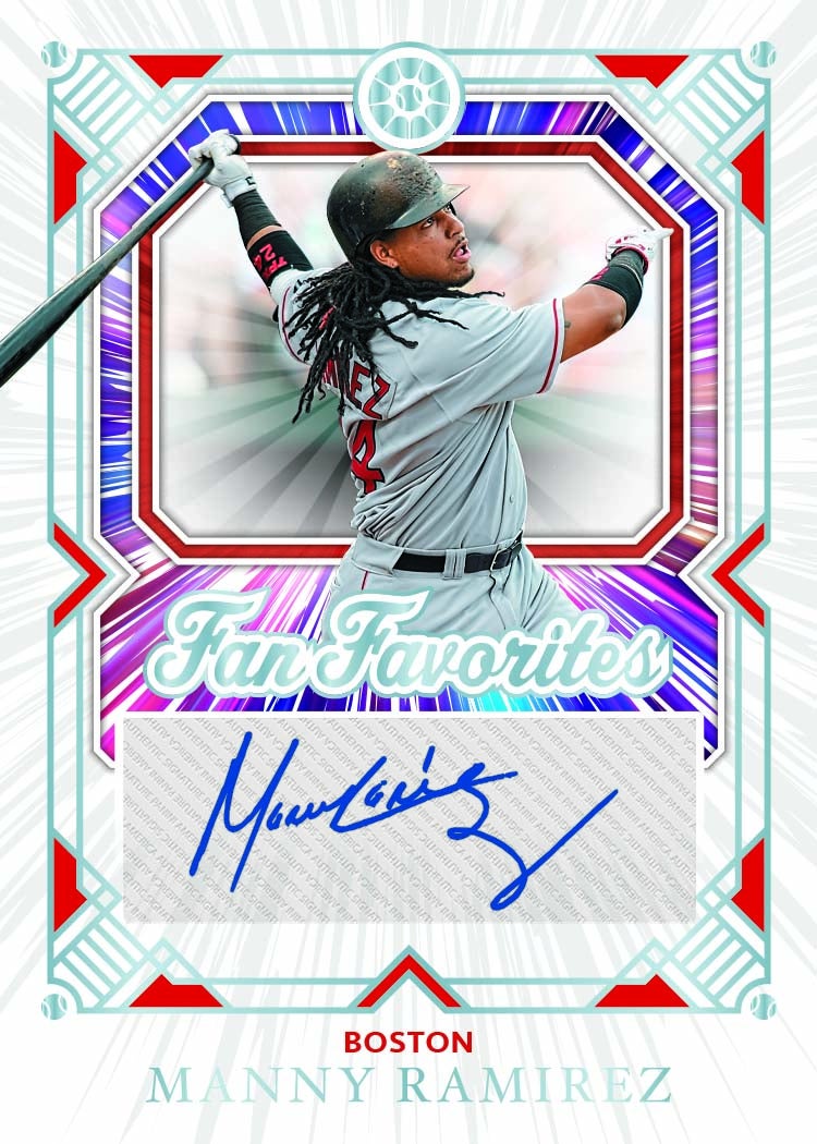 2025 Panini Boys of Summer Manny Ramirez Fan Favorites card. 