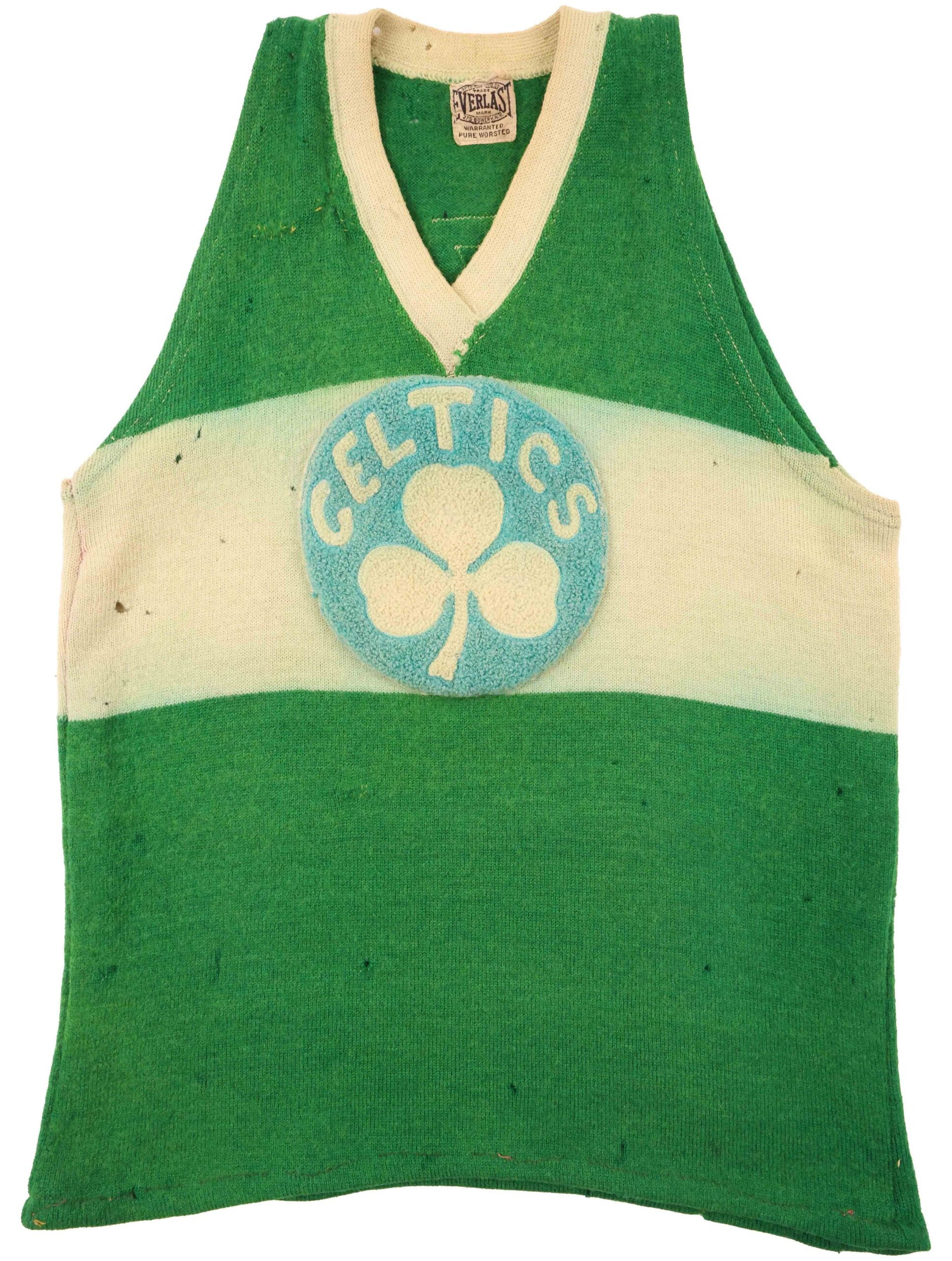 1920s game-worn jersey from Joe Lapchick of the Original Celtics of New York. 