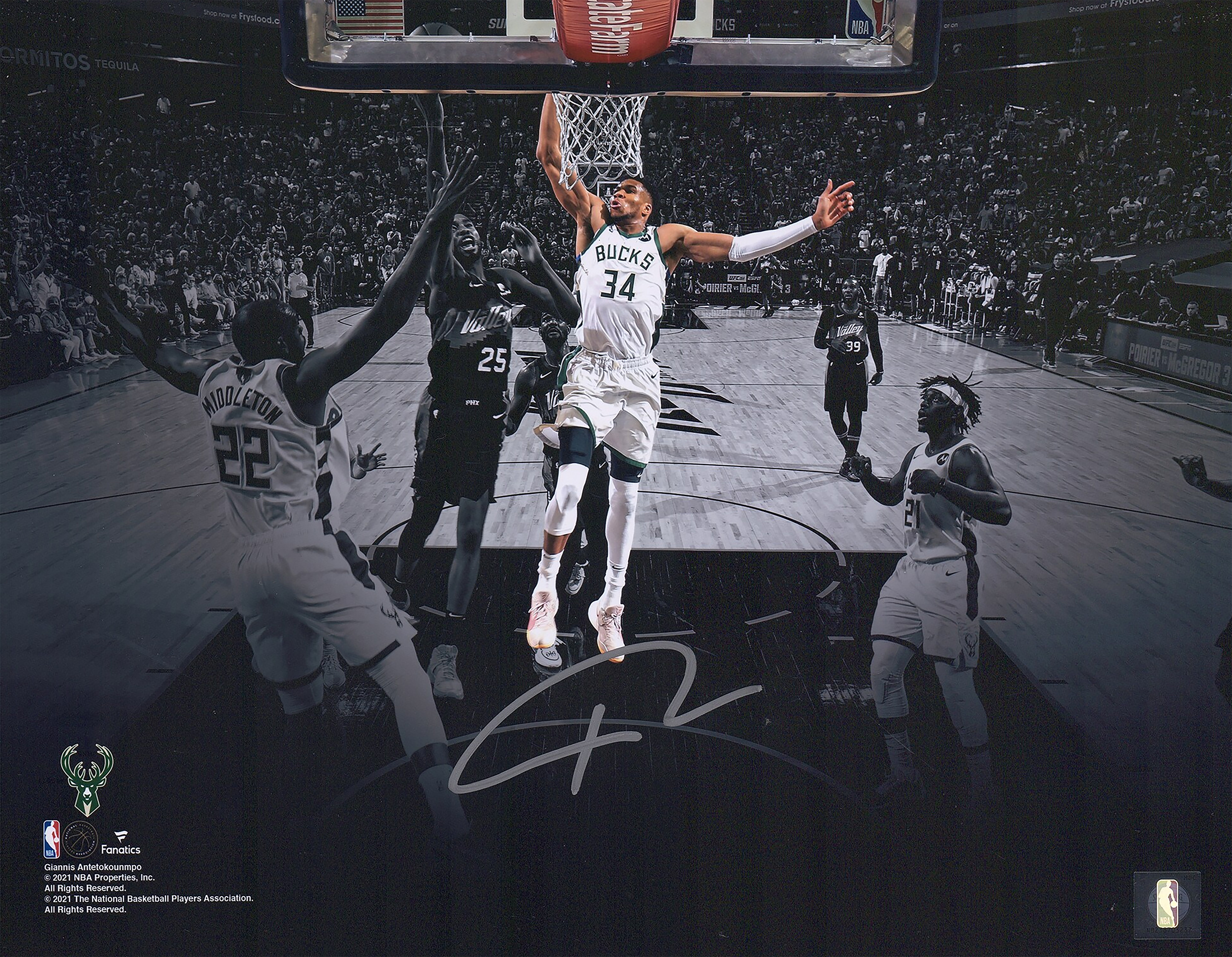 Giannis Antetokounmpo will sign autographs at The National. 