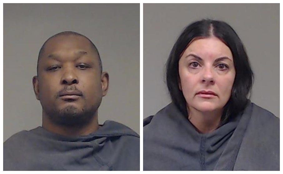 Forgery suspects Wendell Gidden-Rogers and Lisa Skolnick. 