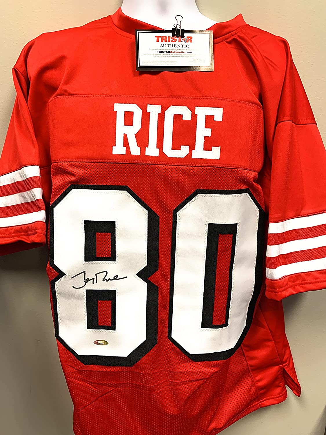 Jerry Rise jersey from Brett Lemieux's Mister Mancave store. 