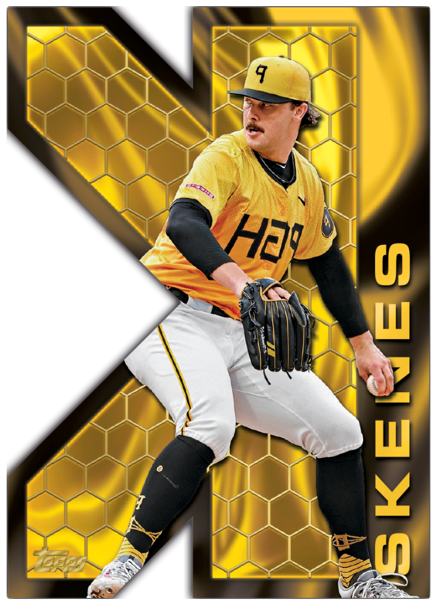2025 Topps Series 2 Paul Skenes K Zone card. 