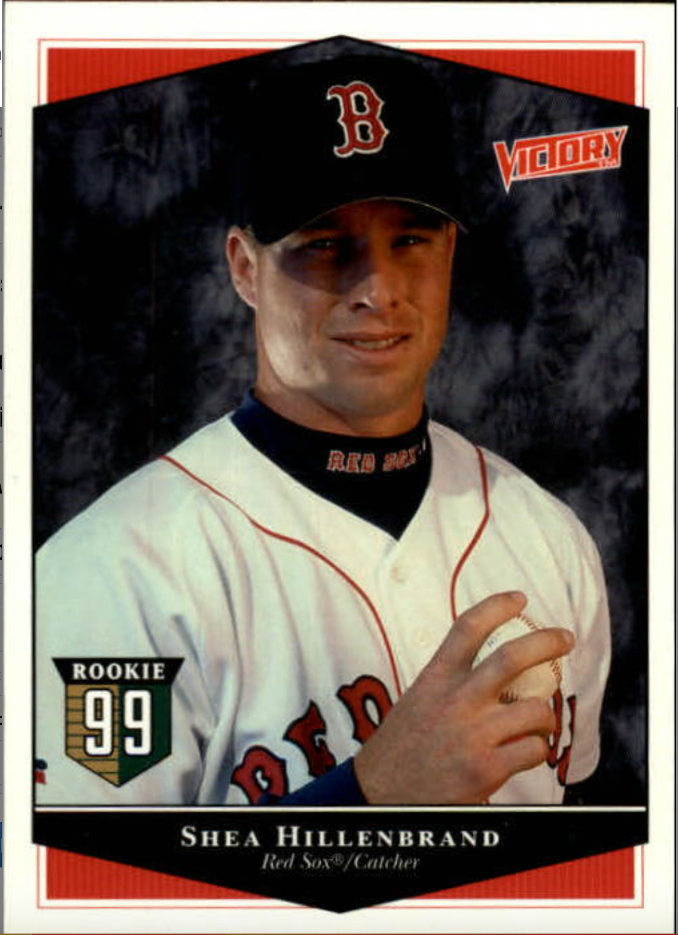 1999 Upper Deck Victory Shea Hillenbrand rookie card. 
