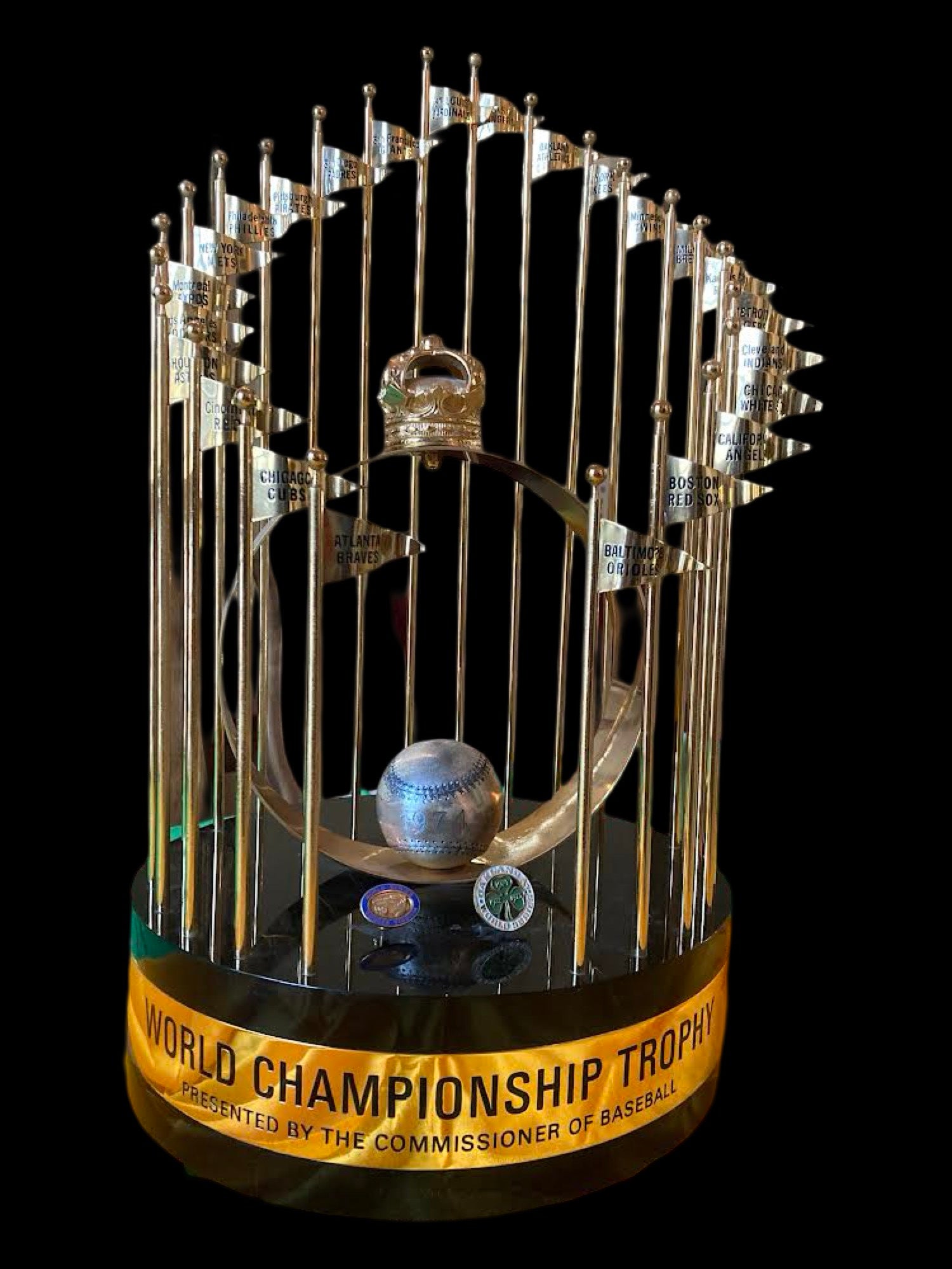 1974 Oakland A's World Series trophy. 