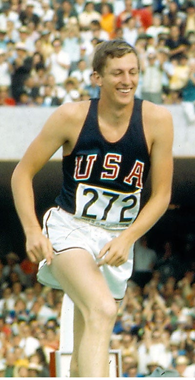 Olympic gold medalist Dick Fosbury. 