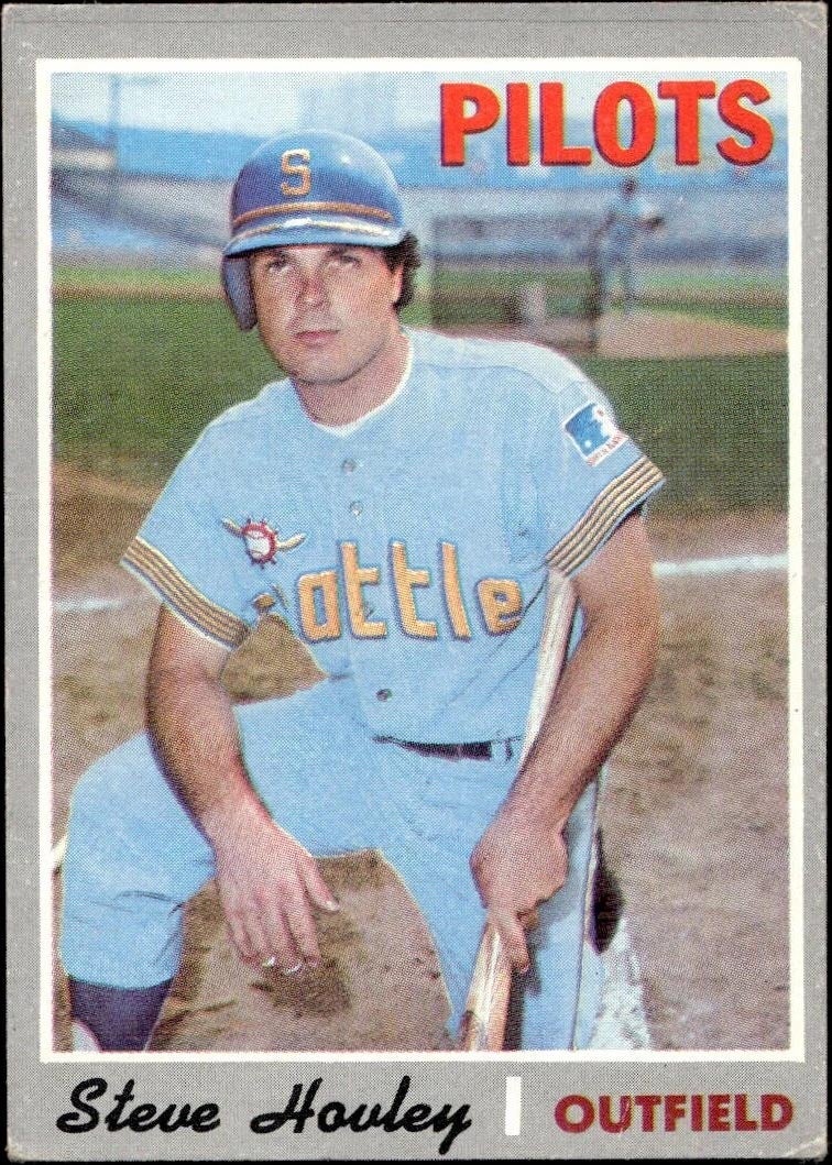 1970 Topps Steve Hovley card. 