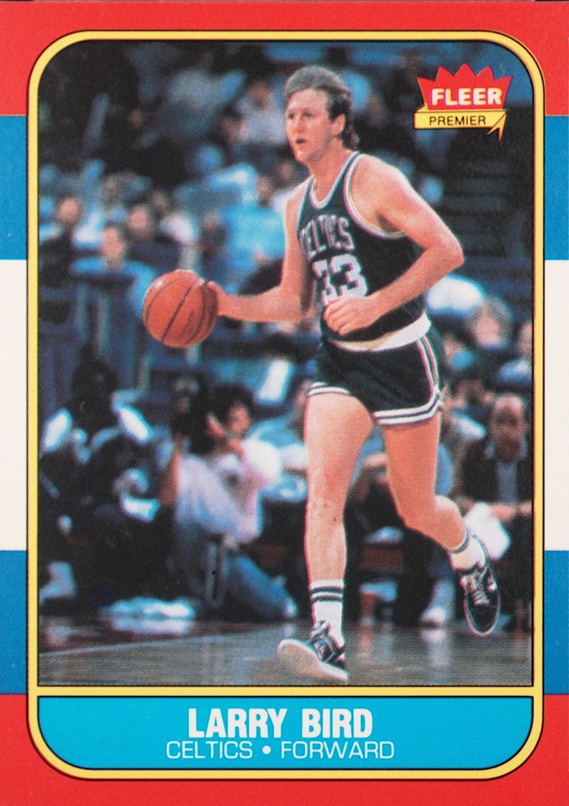 1986-87 Fleer Larry Bird card. 
