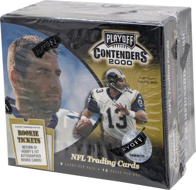 2000 Playoff Contenders box. 