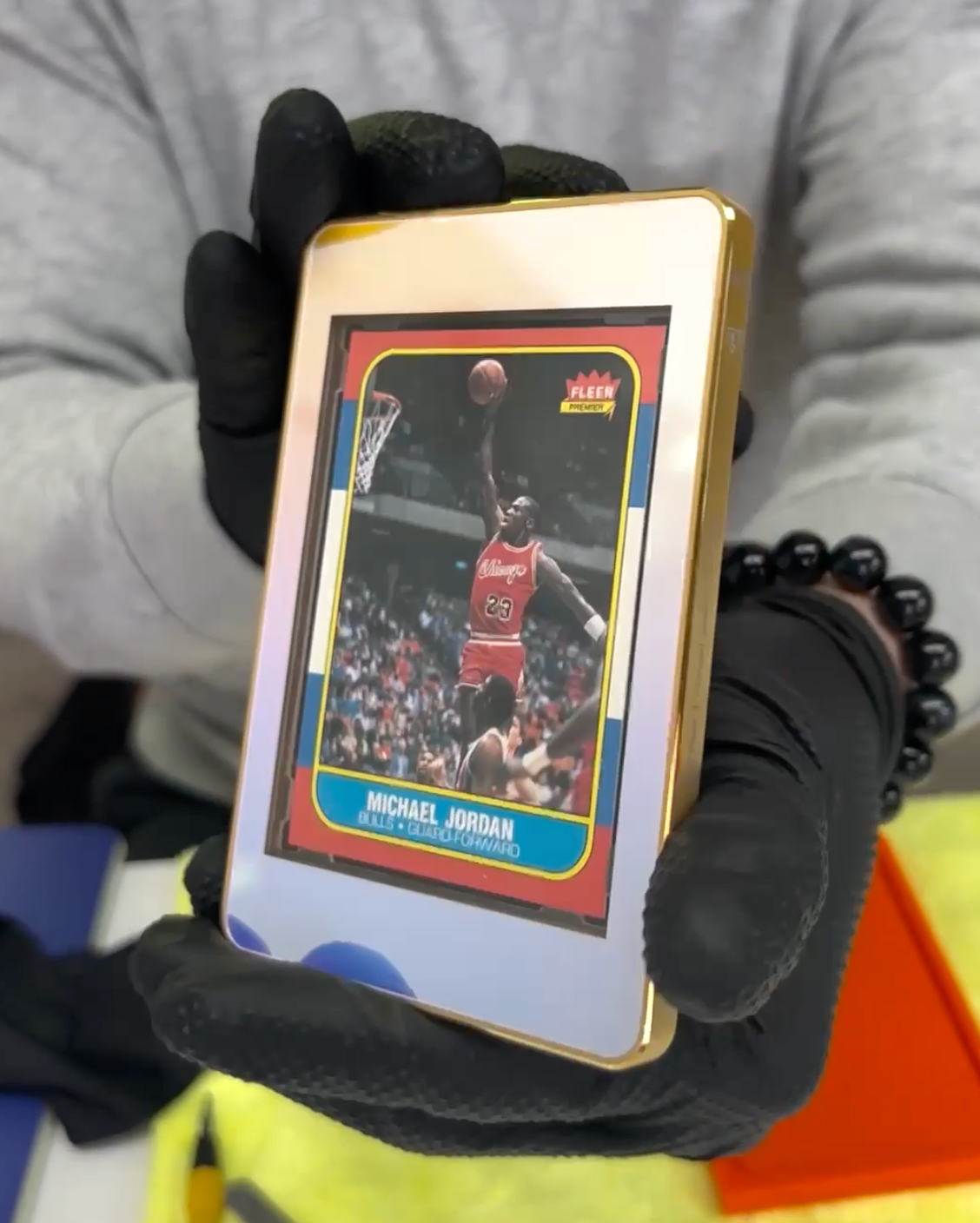 Brian Pirrip's M1NT Case G1 is designed for high-end cards like Michael Jordan's rookie card. 