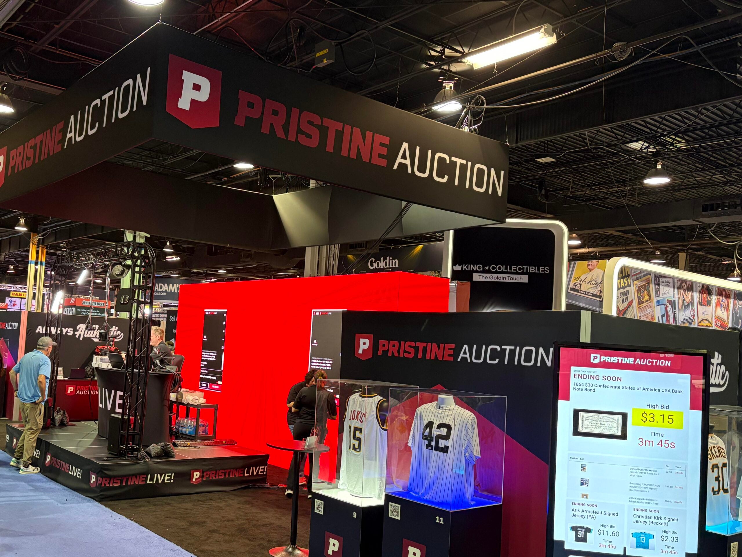 Pristine Auction at The National. 