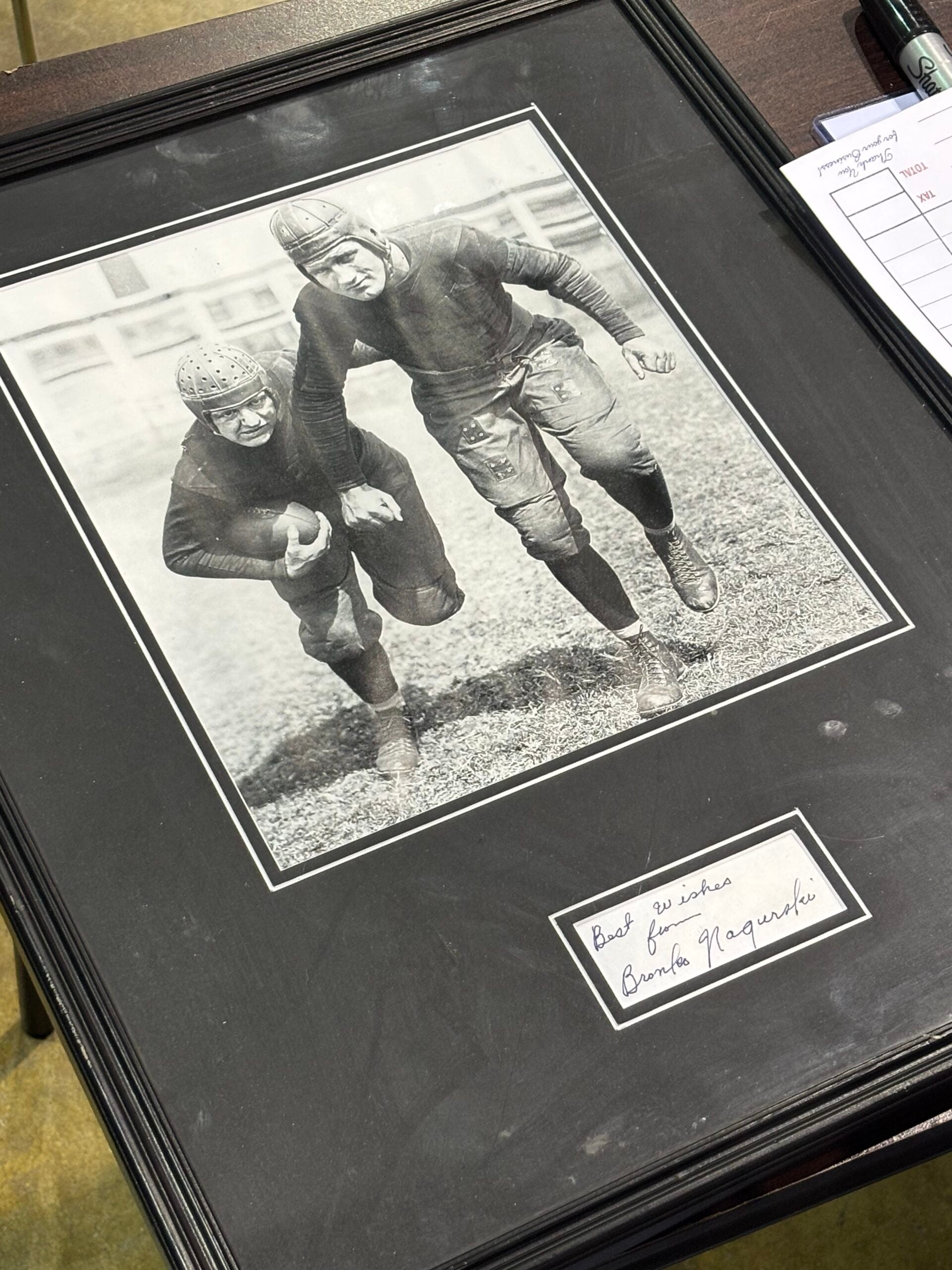 Bronco Nagurski photo at The National. 