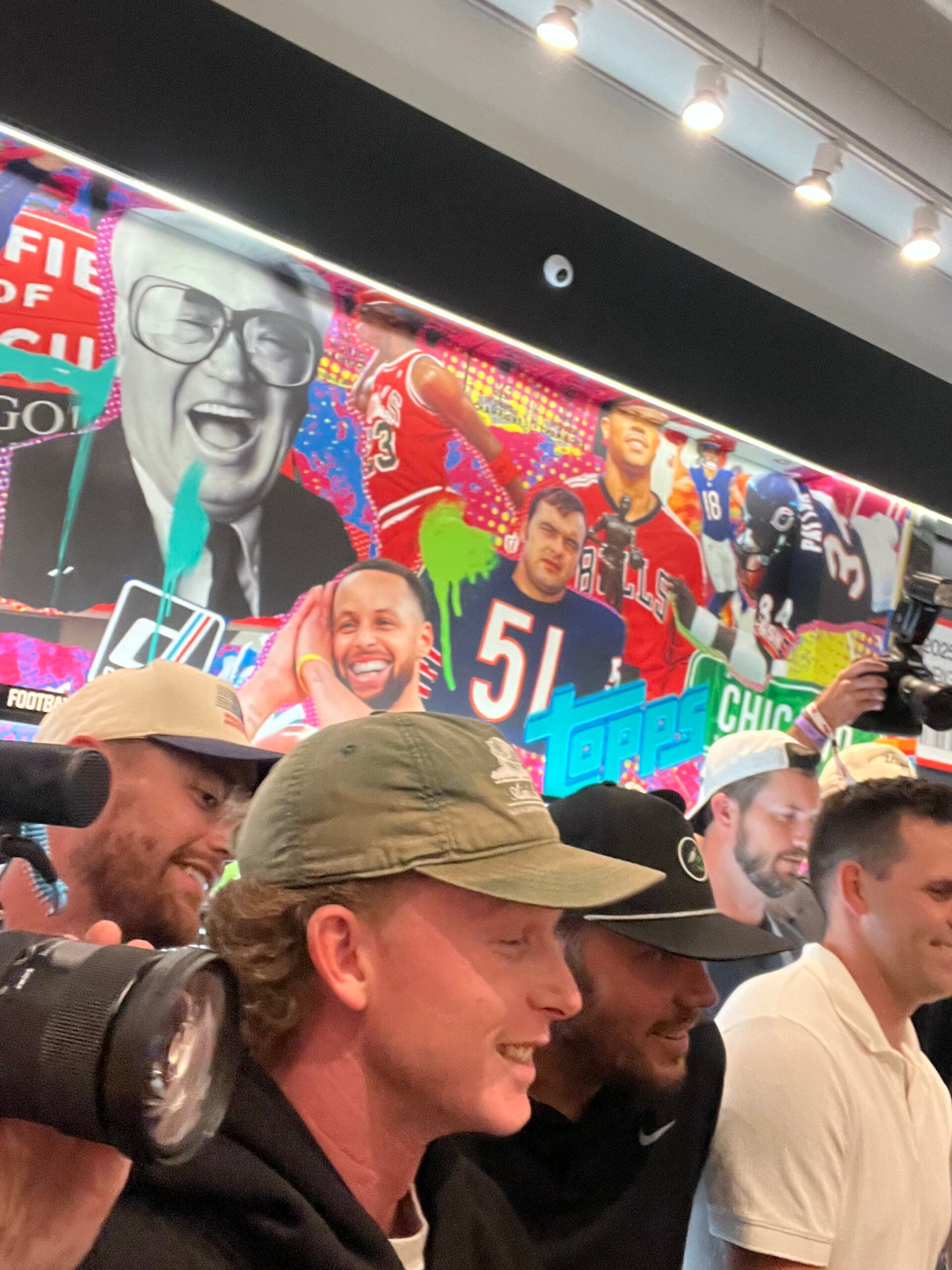Cubs star Pete Crow-Armstrong at CardVault By Tom Brady in Chicago. 