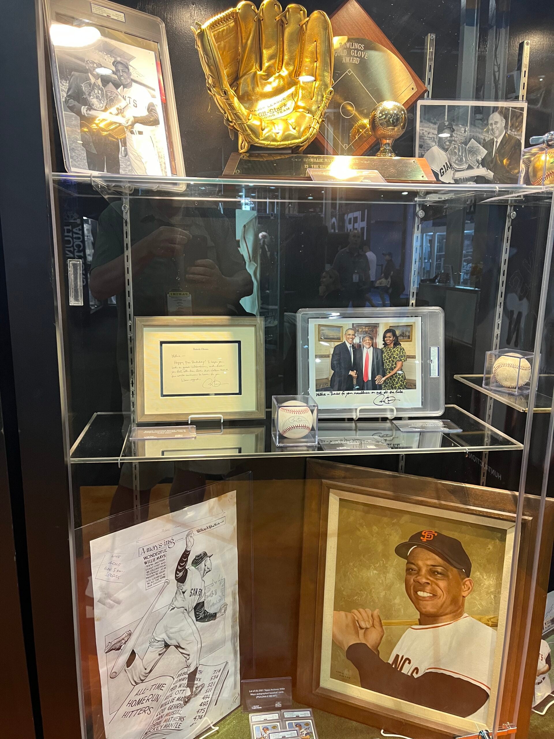 Willie Mays Collection at Hunt Auctions at The National. 