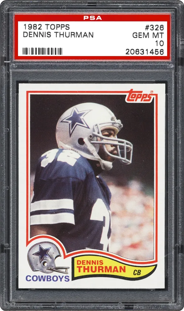 1982 Topps Dennis Thurman card. 