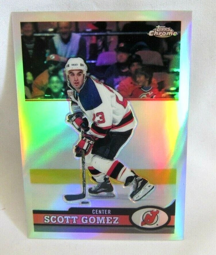 1999-00 Topps Chrome Scott Gomez card. 