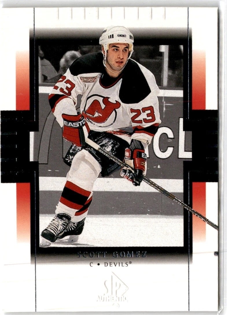 1999-00 Upper Deck SP Authentic Scott Gomez card. 
