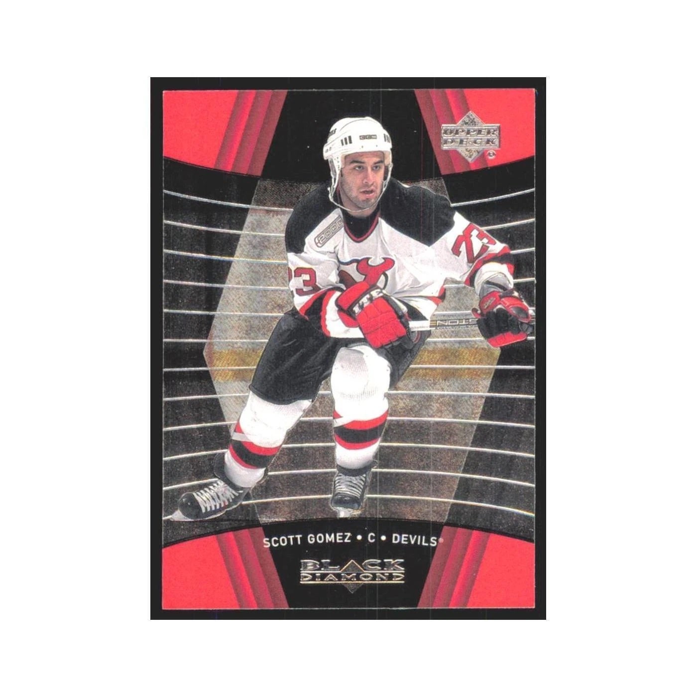 999-00 Upper Deck Black Diamond Scott Gomez card. 