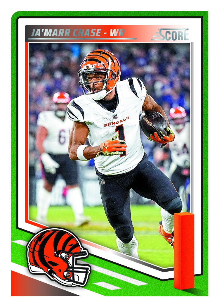 2025 Score Ja'Marr Chase card. 