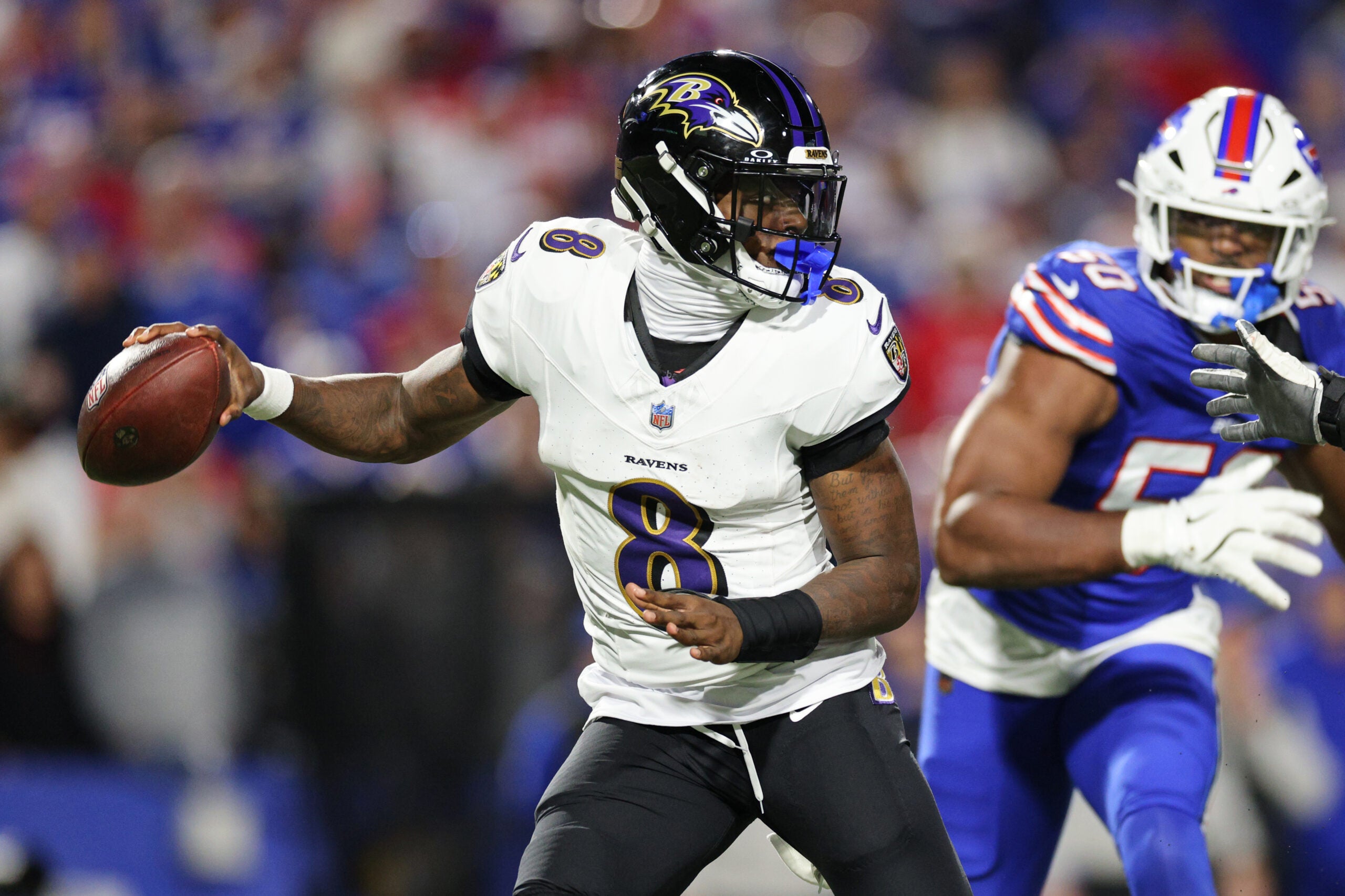 Baltimore Ravens quarterback Lamar Jackson. 