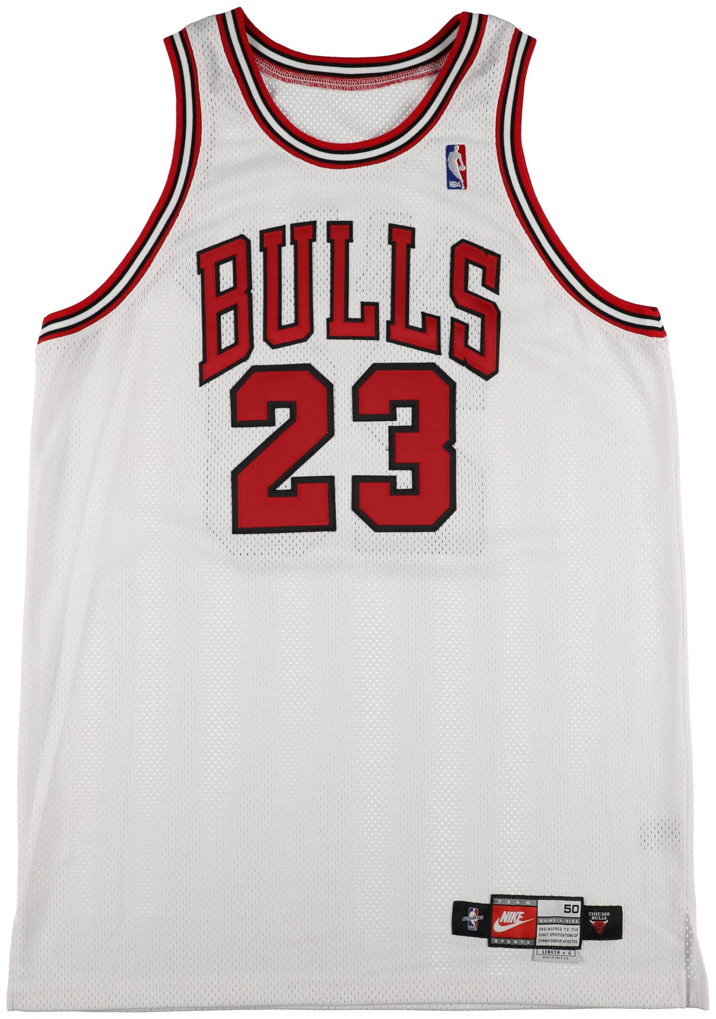 1998 game-used Michael Jordan jersey.