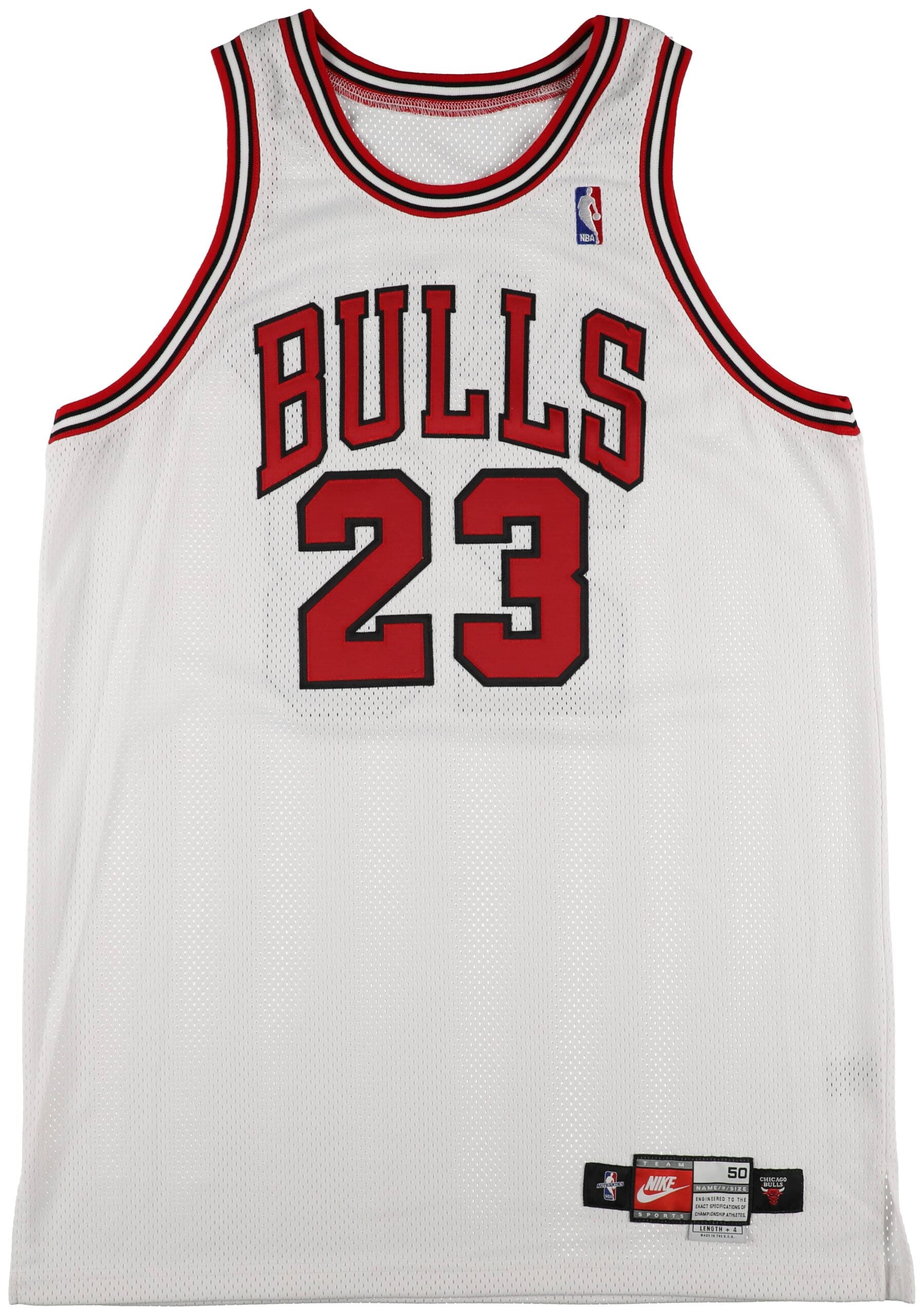 1998 Michael Jordan game-worn jersey. 